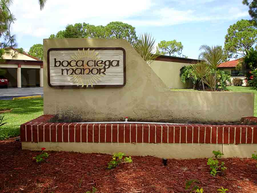 Boca Ciega Manor Signage